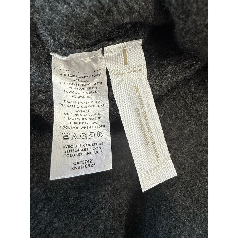 Loft / Lou & Grey Women's Ski Express Gray Cozy Sweater Size Small - Picture 6 of 6